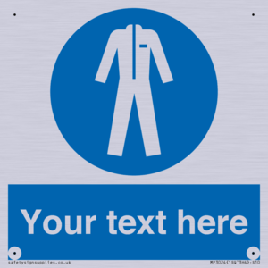 MP3024: Custom Protective Clothing Sign