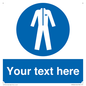 MP3024: Custom Protective Clothing Sign