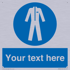 MP3024: Custom Protective Clothing Sign