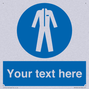 MP3024: Custom Protective Clothing Sign