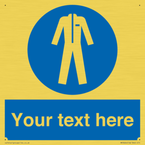 MP3024: Custom Protective Clothing Sign