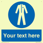 MP3024: Custom Protective Clothing Sign