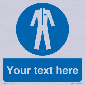 MP3024: Custom Protective Clothing Sign