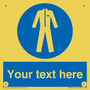MP3024: Custom Protective Clothing Sign