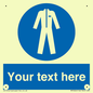 MP3024: Custom Protective Clothing Sign