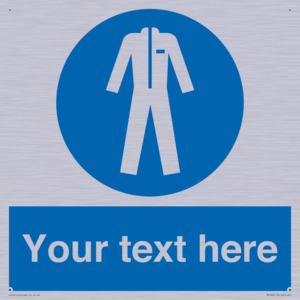 MP3024: Custom Protective Clothing Sign
