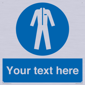 MP3024: Custom Protective Clothing Sign