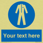 MP3024: Custom Protective Clothing Sign