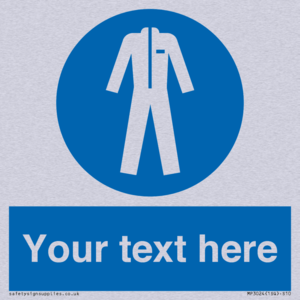 MP3024: Custom Protective Clothing Sign