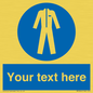 MP3024: Custom Protective Clothing Sign