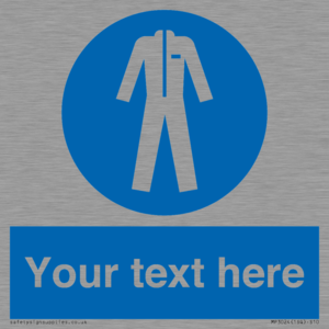 MP3024: Custom Protective Clothing Sign