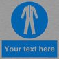 MP3024: Custom Protective Clothing Sign