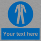 MP3024: Custom Protective Clothing Sign