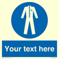 MP3024: Custom Protective Clothing Sign