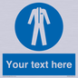 MP3024: Custom Protective Clothing Sign