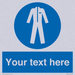 MP3024: Custom Protective Clothing Sign