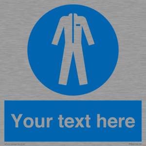 MP3024: Custom Protective Clothing Sign