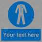 MP3024: Custom Protective Clothing Sign