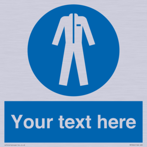 MP3024: Custom Protective Clothing Sign