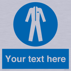 MP3024: Custom Protective Clothing Sign