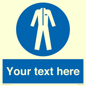MP3024: Custom Protective Clothing Sign