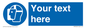 MP3025: Custom Face Shield Sign