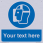 MP3025: Custom Face Shield Sign