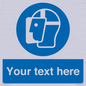 MP3025: Custom Face Shield Sign