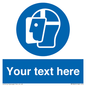 MP3025: Custom Face Shield Sign