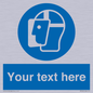 MP3025: Custom Face Shield Sign