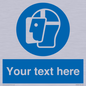 MP3025: Custom Face Shield Sign