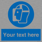 MP3025: Custom Face Shield Sign