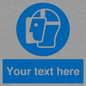 MP3025: Custom Face Shield Sign