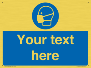 MP3026: Custom Face Mask Sign