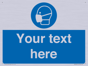 MP3026: Custom Face Mask Sign