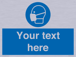 MP3026: Custom Face Mask Sign