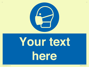 MP3026: Custom Face Mask Sign