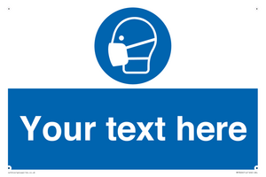 MP3026: Custom Face Mask Sign