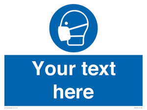 MP3026: Custom Face Mask Sign