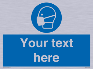 MP3026: Custom Face Mask Sign