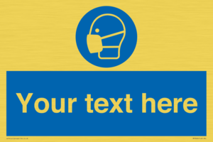 MP3026: Custom Face Mask Sign