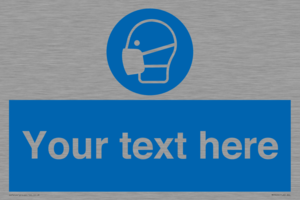 MP3026: Custom Face Mask Sign