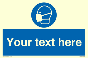 MP3026: Custom Face Mask Sign