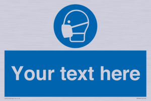 MP3026: Custom Face Mask Sign