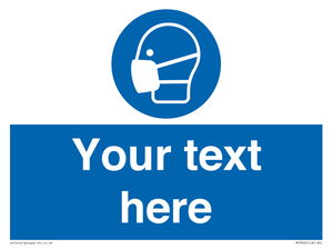MP3026: Custom Face Mask Sign