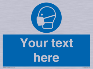 MP3026: Custom Face Mask Sign