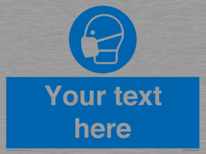 MP3026: Custom Face Mask Sign