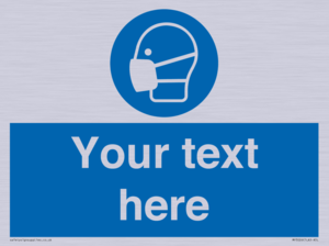 MP3026: Custom Face Mask Sign