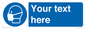 MP3026: Custom Face Mask Sign