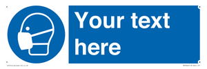 MP3026: Custom Face Mask Sign